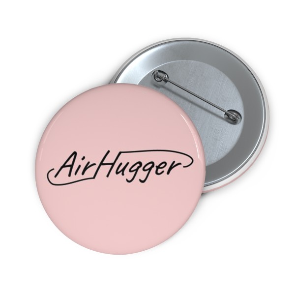 Airhugger Buttons - Pink Background